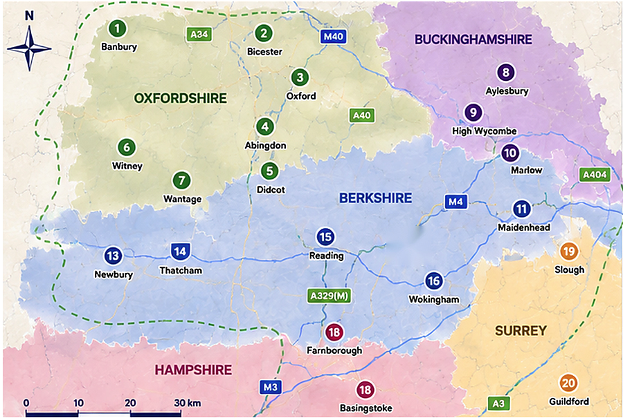 Newbury map 